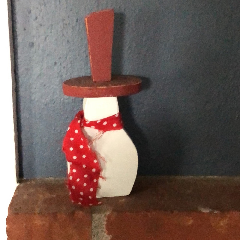 Handcrafted snowman - Picture 2 of 3